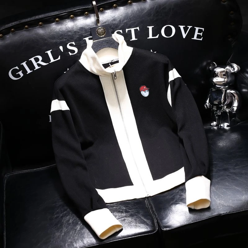 Men Golf Jacket 2022 New Autumn Men Golf Wear Golf Men's Clothes Windbreak Men Golf Wear Sports Men Malbon Golf Wear Men Horse