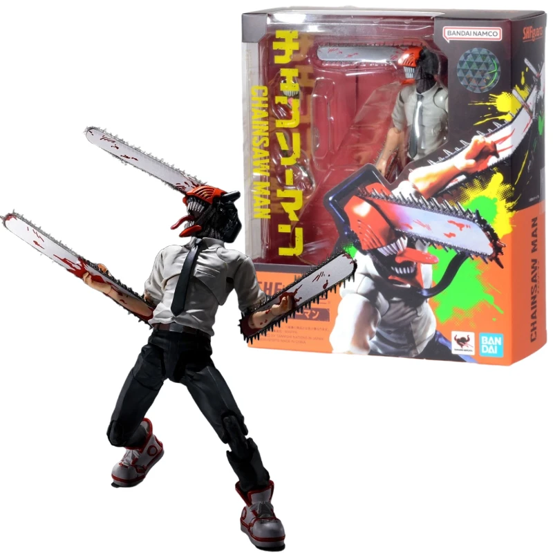 

В наличии Bandai S.H. Фигурс бензопила Man SHF, коллекционная игрушка в подарок