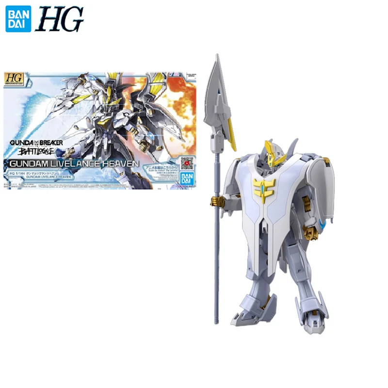 

Оригинальные высококачественные боевые фигурки Bandai Gudam Breaker Battlouge GUNDAM LIVELANCE HEAVEN в сборе, коллекционные экшн-фигурки, игрушки, 62024