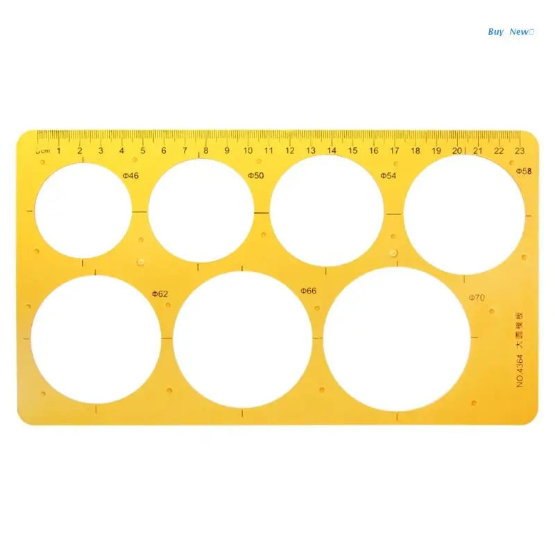 

K Resin Heating Ventilation Design Drawing Template Ruler Measuring Tool Student