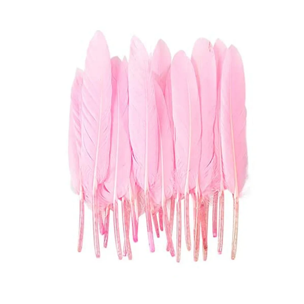 

Goose Feathers Dyed Various Natural Swan Feather for Crafts Wedding Jewelry Party Accessories
