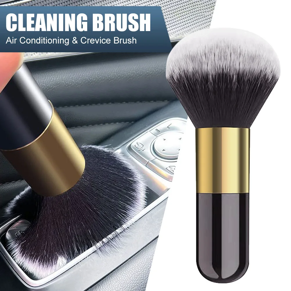 

Car Air Conditioner Cleaner Brush Air Outlet Cleaning Brush Car Detailing Brush Dust Cleaner Soft Brush Keyboard Cleaning Tool