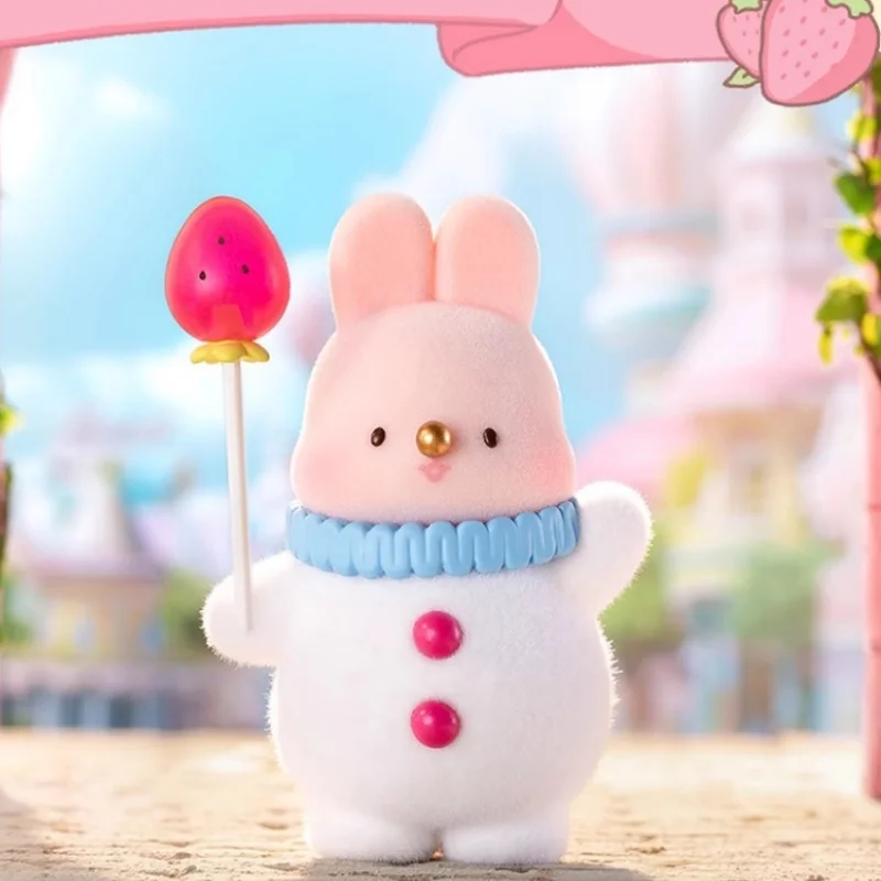 Kawaii кукла слепая коробка игривый сенсорный кролик Момо клубничный город