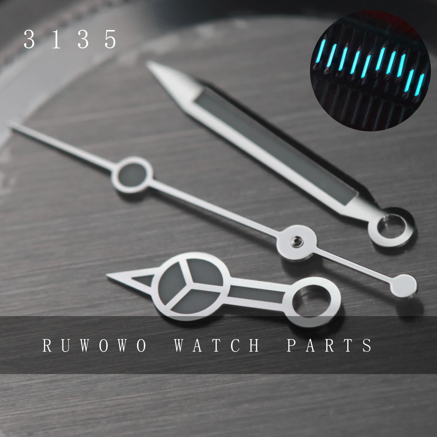 2023 new super quality fit /vs cal. 3135 movement watch hands set for submariner 116610