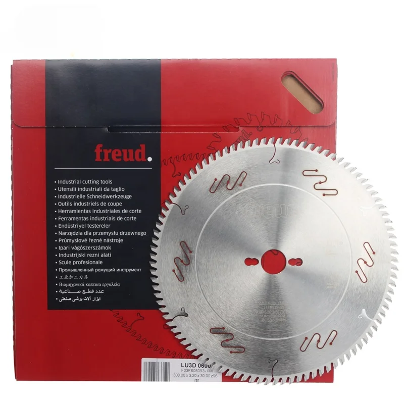 Freud 12-дюймовое полотно для резки древесины 96T hpl hdf циркулярной пилы