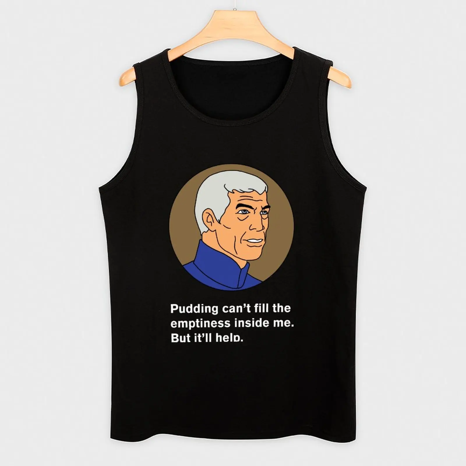 Фото Майка Sealab 2021 Pudding II с креативным графическим принтом, без рукавов №3