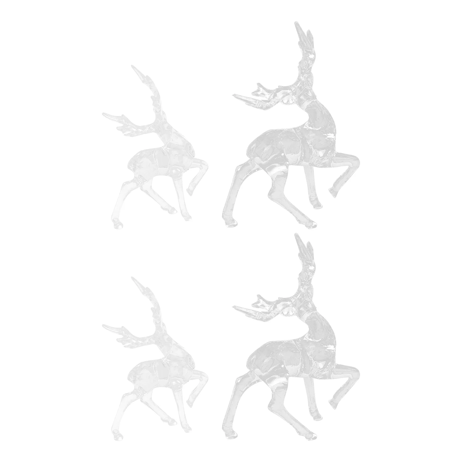 

Christmas Reindeer Deer Ornaments Figurines Decorations Figurine Statue Decoration Holiday Ornament Table Elk Office