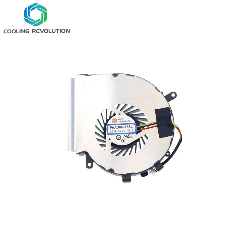 Кулер для охлаждения процессора ноутбука PAAD06015SL 0.55A 5VDC -N318 3PIN