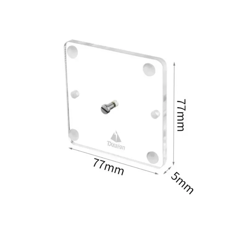 2 шт. настенное крепление держатель для пластинок прозрачная полка хранения
