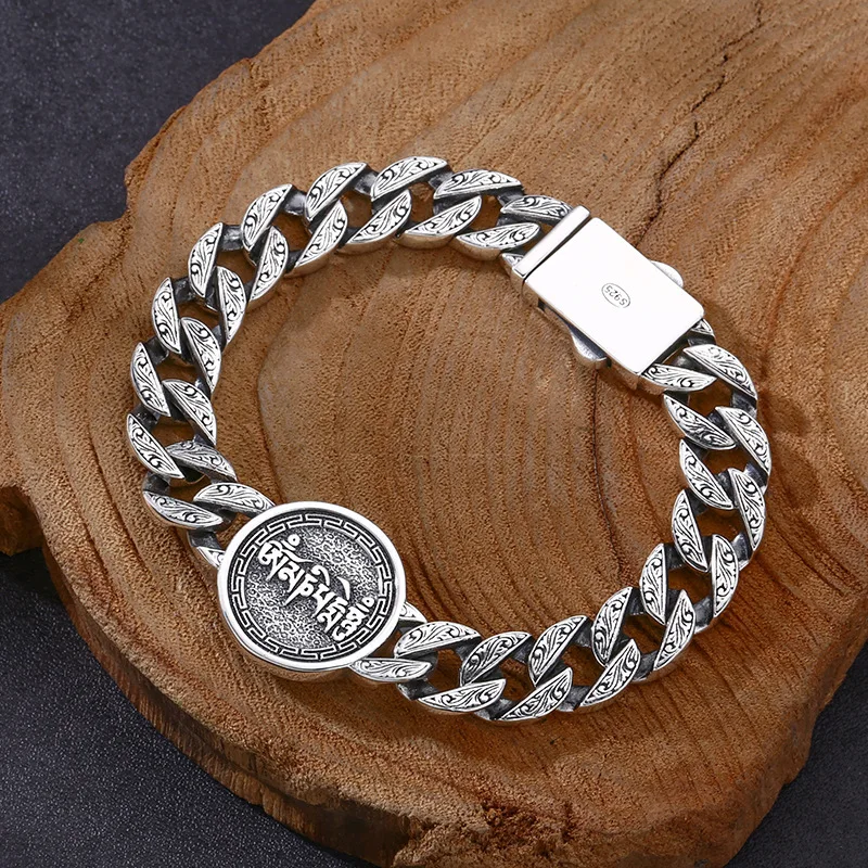 Браслет из серебра 925 этно стиль