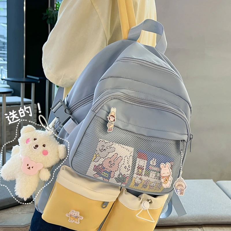 

Schoolbag female high school junior high school students lovely color summer young fresh girls new primary school backpack