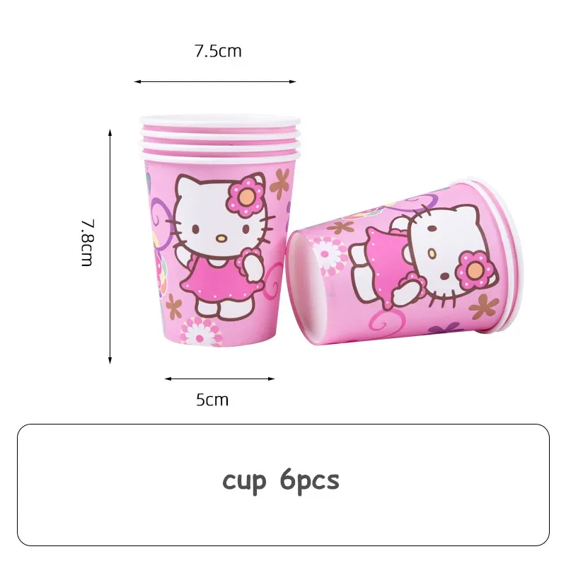 

Hello Kitty одноразовая посуда из бумаги