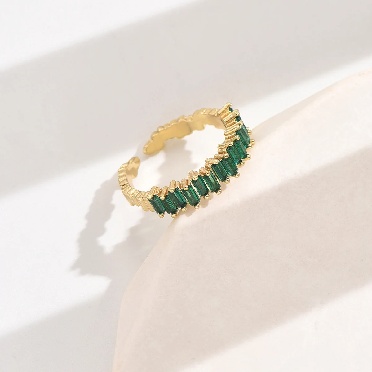 Poulisa Женские Модные Медные Кольца С Искусственным Фианитом Уникальные