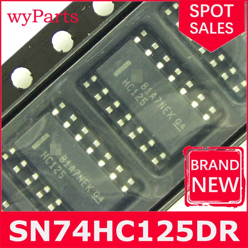 Новые/1 шт. SN74HC125DR SOIC-14 SN74HC125 74HC12 5 буферы и линейные драйверы