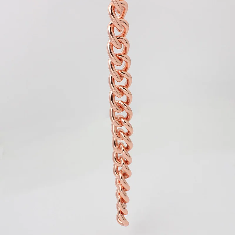 6 Styles Long Convenient Metal Purse Chain Strap Handle Handle Replacement for Handbag Shoulder Bag Rose Gold Chain Accessories