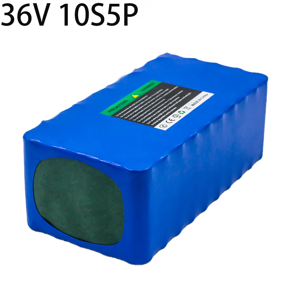 

Brand New 36V 10S5P 16Ah Large Capacity 18650 Lithium Battery Pack Electric Bike Scooter with BMS Tplug
