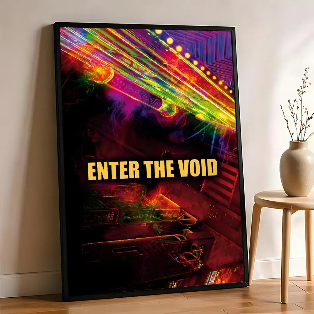 Фото Постер E-Enter The Void HD Art, самоклеящаяся наклейка на стену, декор для комнаты, водонепроницаемое украшение для дома, бара, эстетичный декор. №4