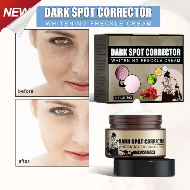 

Powerful Whitening Freckle Cream Natural Plant Lightening Dark Spot Melasma Brightening Skin Tone Moisturizing Care Facial Cream