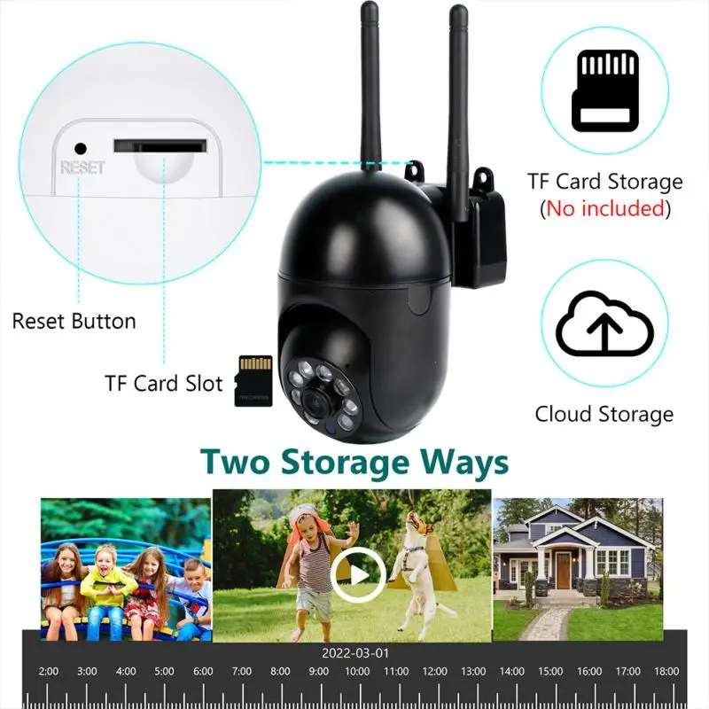 Motion Tracking Ip Camera 3mp Hd Close-circuit Television Wifi 2.4g5g Dual-band Wireless Wifi Baby Monitor Snapshot images - 6