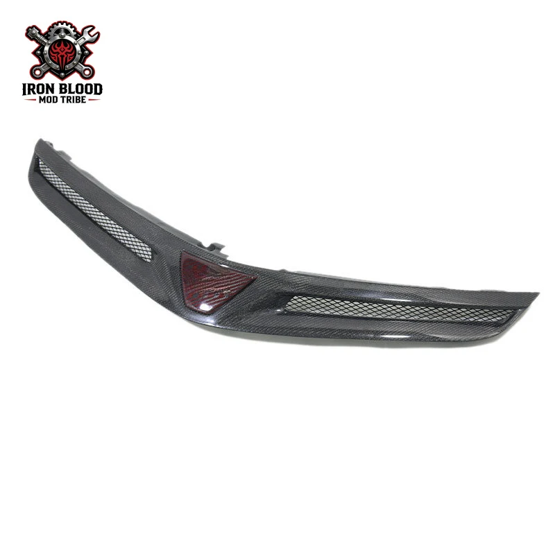 Фото Подходит для Toyota Previa ESTIMA Tarago ACR50, центральная решетка из карбона с красным логотипом. №1