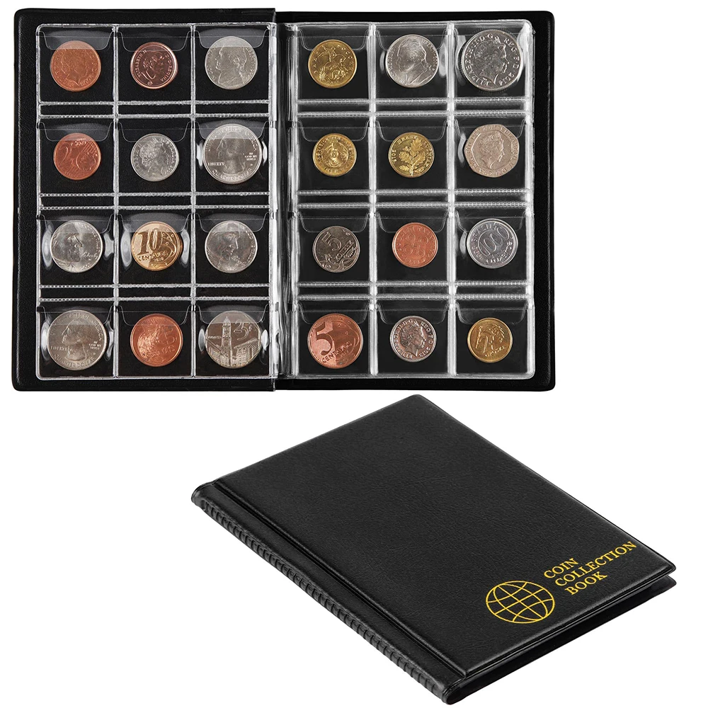 

Альбом для монет, искусственная кожа, 120 ячеек