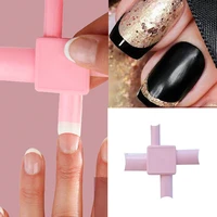 diy french manicure art edge applicator nail cutter trimmer guide nail tip dip professional manicure art tools accessories
