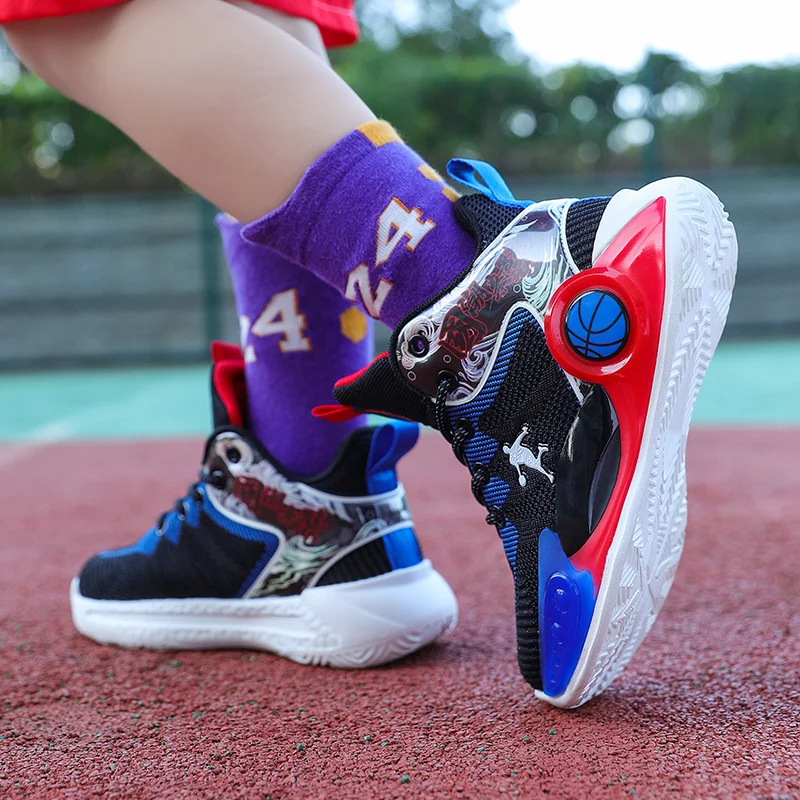 2023 New Children Shoes for Kids Sneakers Boys Casual Shoes Breathable Kids Basketball Shoes Fashion Girls Running Sneakers