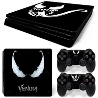ps4 slim game console sticker venom protective film theme case design for sony ps4 slim pro ps4 accessories
