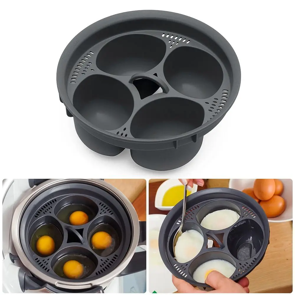 

4in1 Egg Cooker Egg Poachers Tools Multifunction Pot Steamer Tray Eggs Poachers Stand Kitchen Cooking Utensils Cooker Tools