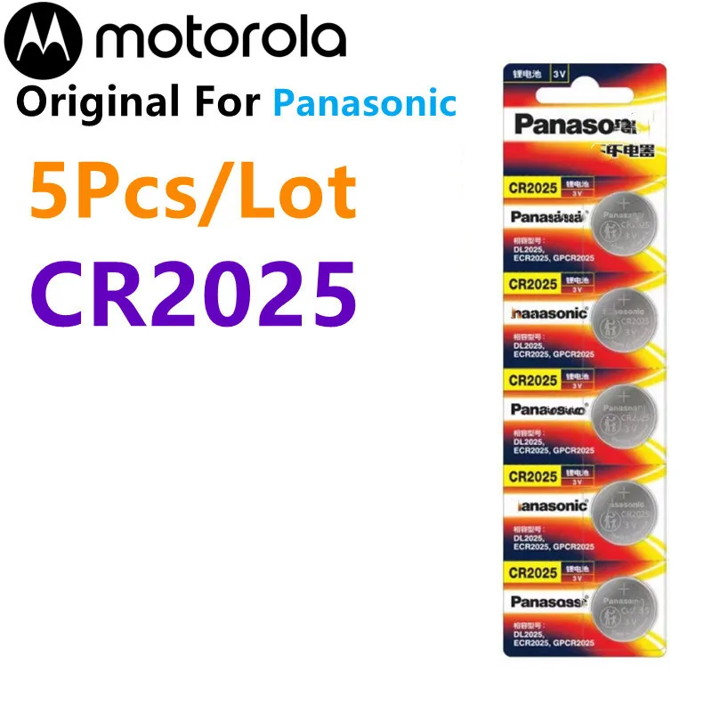 Литиевая батарейка для часов Panasonic CR2025 с монетами CR 2025 DL2025 BR2025 LM2025 ECR2025 3V