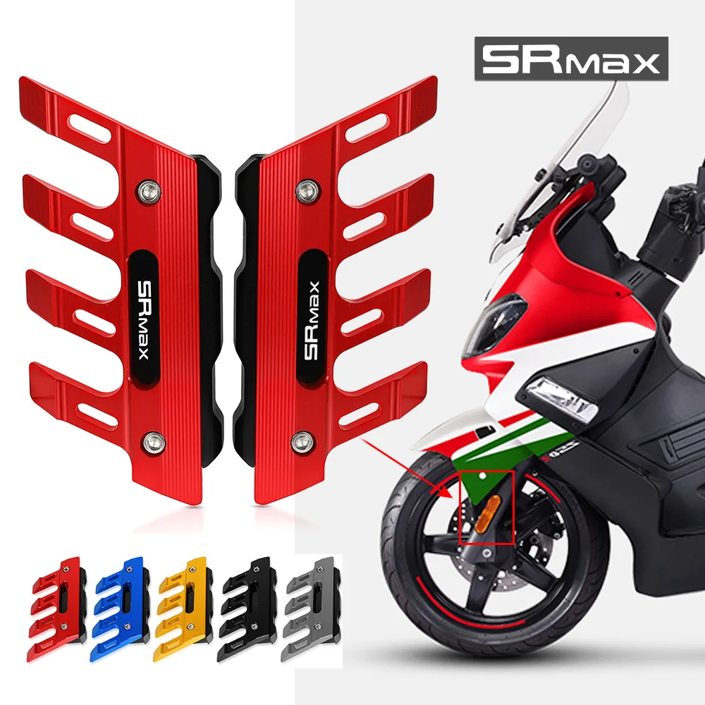 

For Aprilia SRMAX300 SRMAX250 SR MAX 300 250 Motorcycle CNC Accessories Mudguard Side Protection Front Fender Anti-Fall Slider