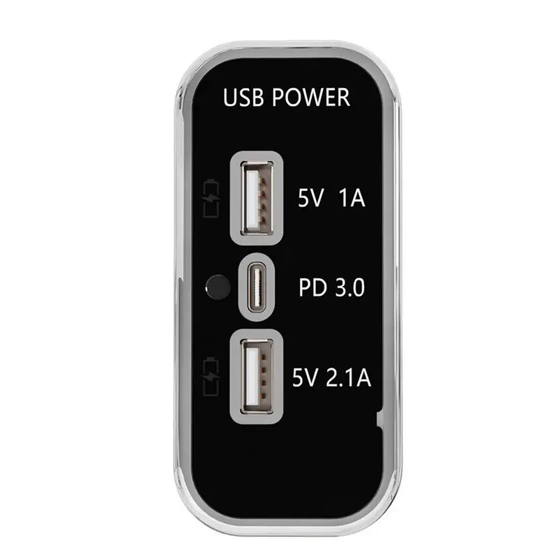 

Fast USB Car Charger 3 Port Mobile Phone Multi-Function Conversion Plug High-Power Auto Charger Adapter For Buses Cars RVs Ships