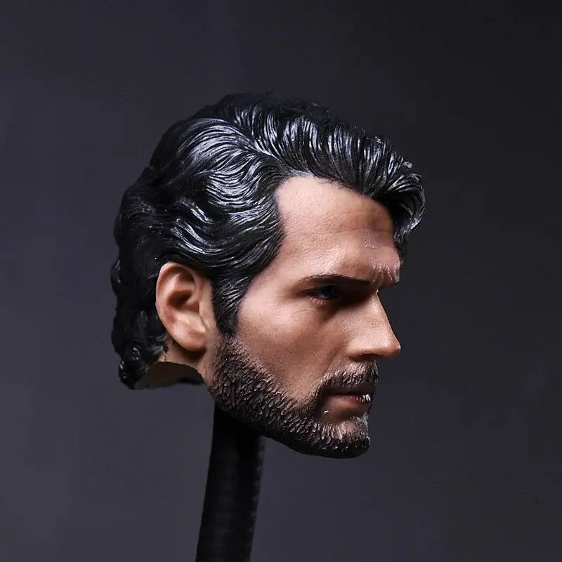 

1:6 Scale Henry Cavill Head Sculpt PVC Old age beard Head Carving for 12 inches PH TBL Male Action Figure Model