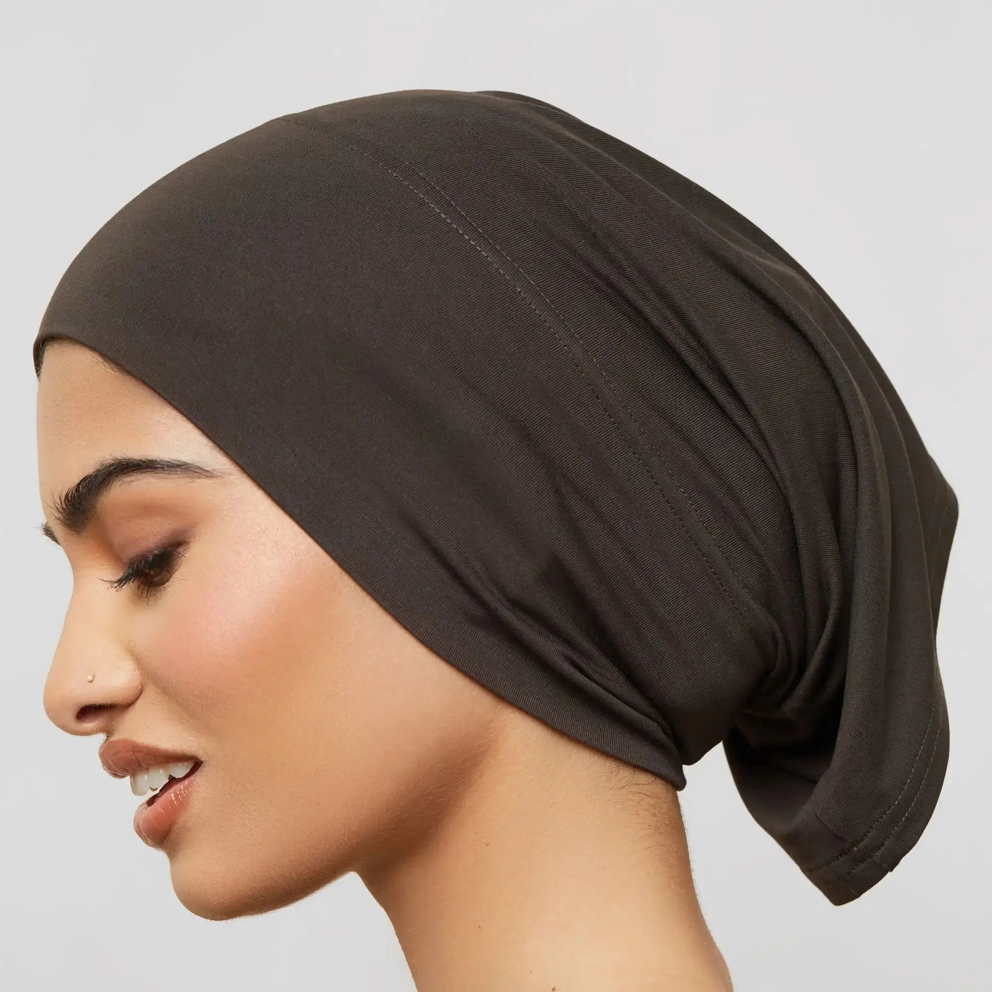 Рамадан мусульманский женский под шарф стрейчевая трикотажная ткань головные