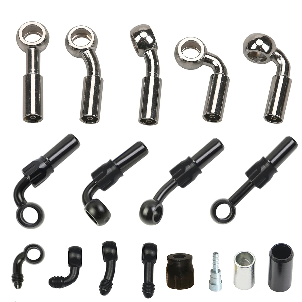 

Alloy 1pcs hydraulic Reinforced Brake Clutch Oil Hose Line Pipe Banjo Fitting for Motorcycle ATV Dirt Bike Buggy
