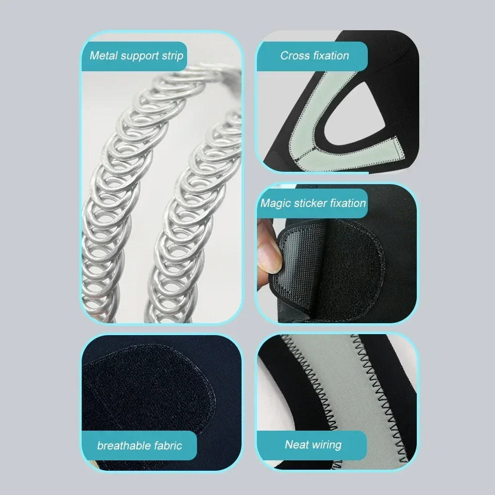 1 шт. бандаж на колено с боковыми стабилизаторами поддержка колена для облегчения