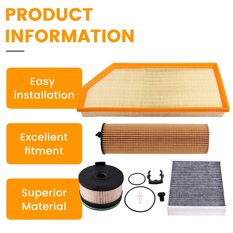 Воздушный фильтр A 4 шт. 6540940004 +A 6541801100 6540920005 1668300018 Для Mercedes Benz E220d (W213) 2.0TDI Diesel 2016-2023