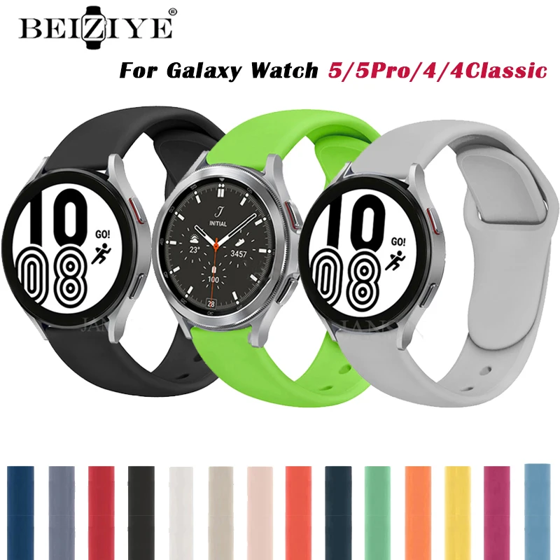 

Силиконовый ремешок для часов Galaxy Watch 5/5Pro 45 мм 44 мм 40 мм Correa Smartwatch ремешок Galaxy Watch 4/4 классический 42 мм 46 мм браслет