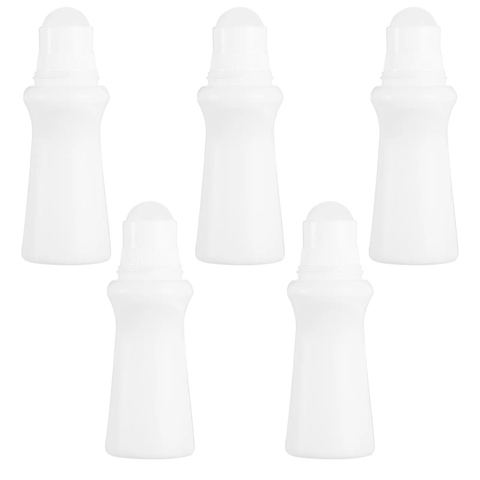 

8 Pcs Plastic Container Roll-on Bottle Travel Roller Essential Oil Perfume Dispenser Empty White