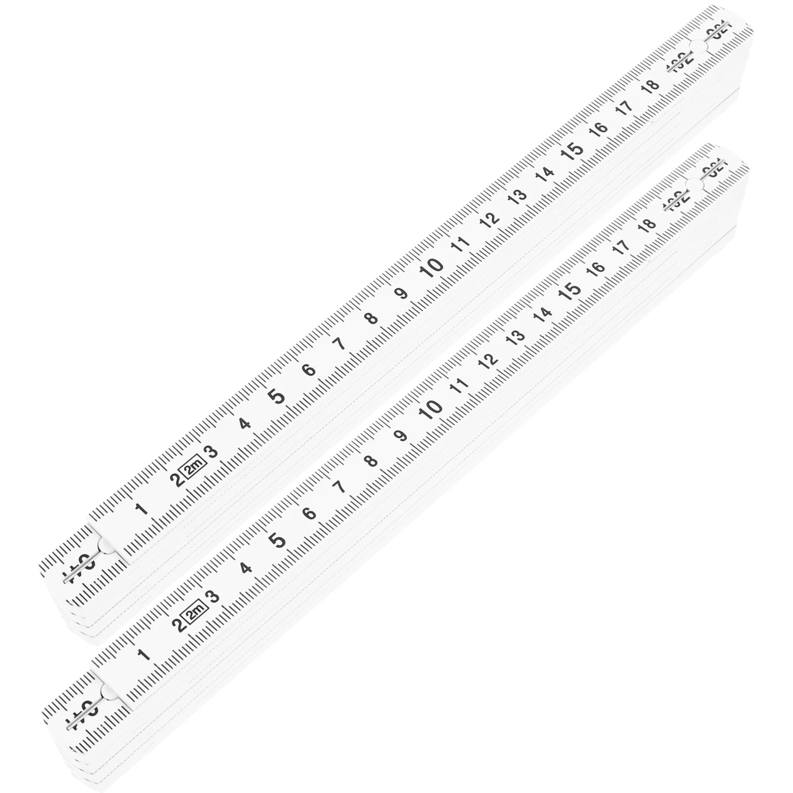 

2 Pcs Rotary Tool Folding Ruler Measuring Portable Foldable Plastic Woodwork Rulers Long Carpenter