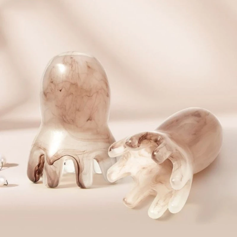 Полимерная расческа-осьминог устройство для здоровья соскабливания плеч и шеи