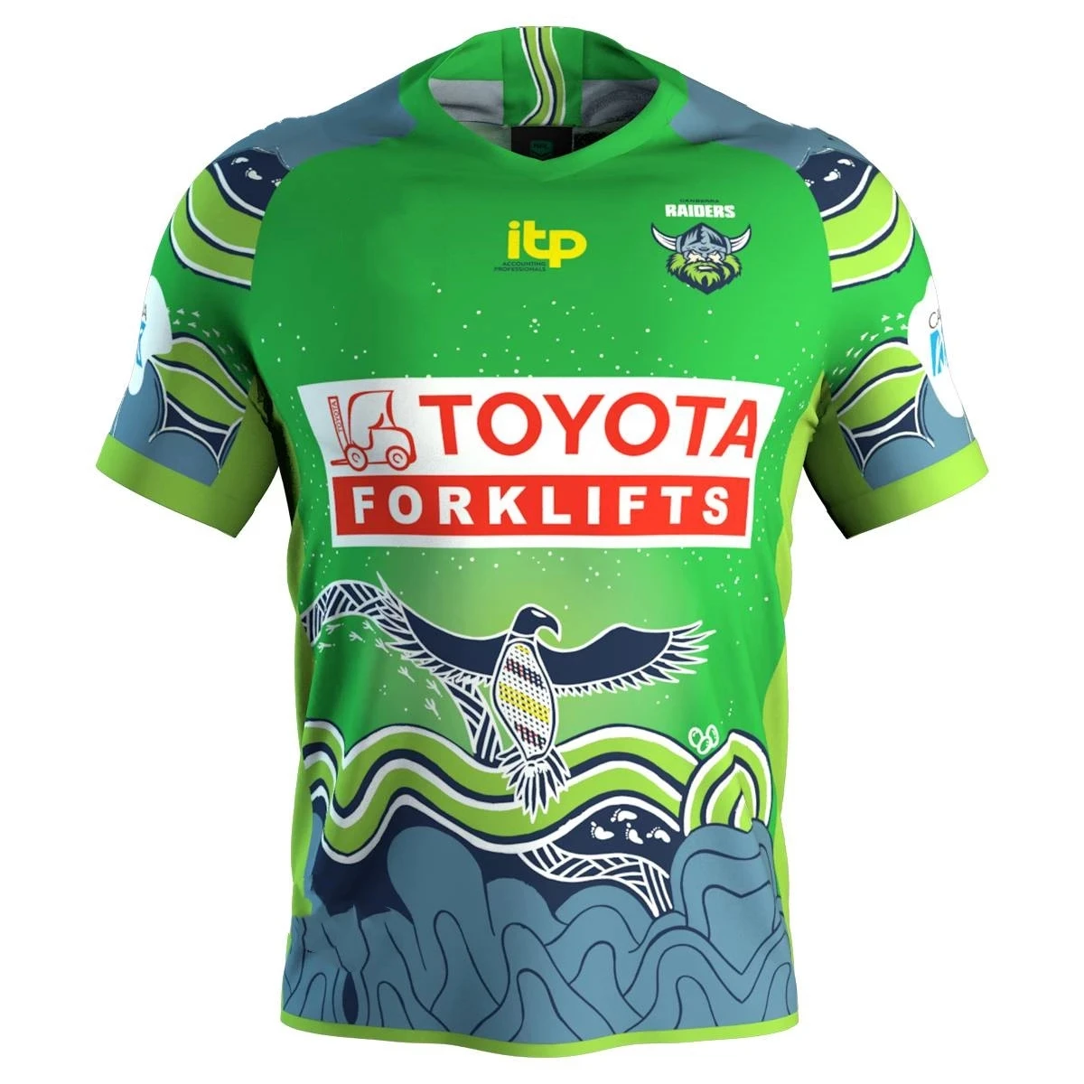 

2021 CANBERRA RAIDERS INDIGENOUS RUGBY JERSEY size S-3XL-5XL