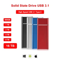 M 2 SSD Hard Drive Mobile Solid State Drive Storage Device Hard Drive Computer Portable USB 3 1 Disk 16TB 8TB 4TB 2TB 1TB 500GB