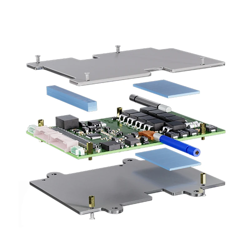 Фото ANT BMS 7S-16S 170A Сильноточный литиевый BMS с балансом для 24-60 В электронного велосипеда, гольф-кара, системы хранения солнечной энергии с BT UART №5