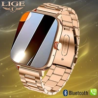 lige 2022 smartwatch men watches waterproof 1 69 inch full touch heart rate bluetooth calls smart watch for women ios android