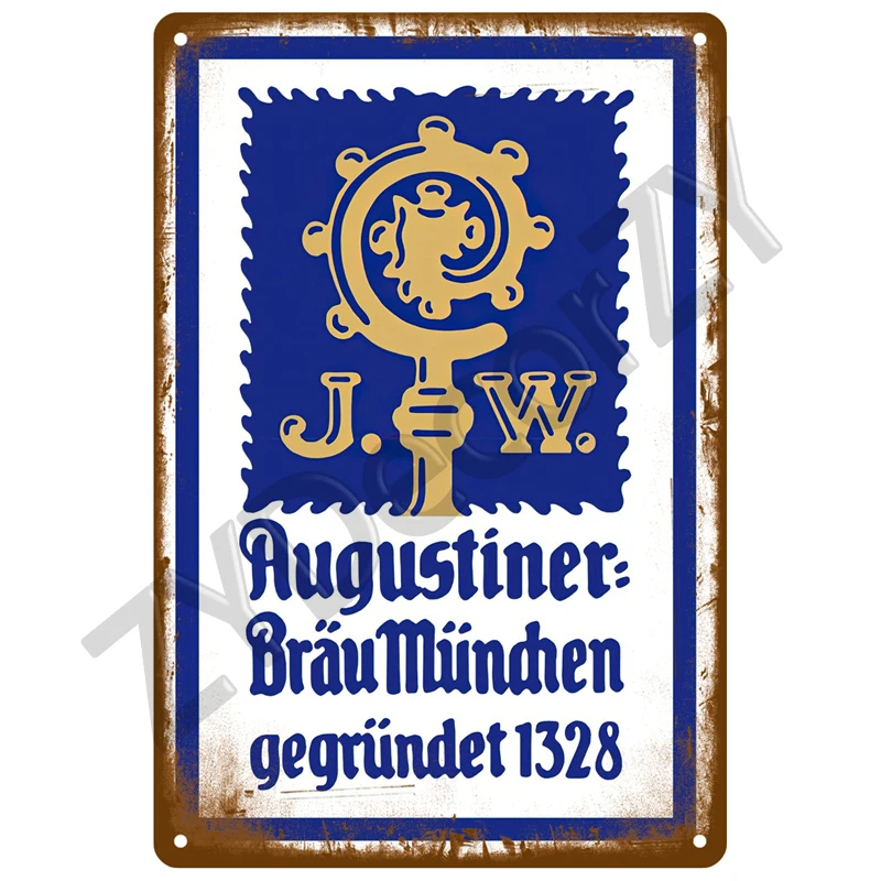 Металлический настенный знак