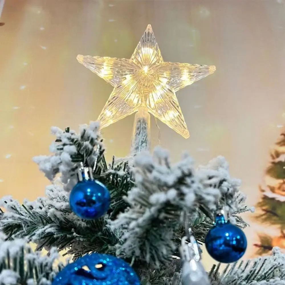 Navidad светящаяся рождественская елка сияющая пятиконечная звезда светодиодные