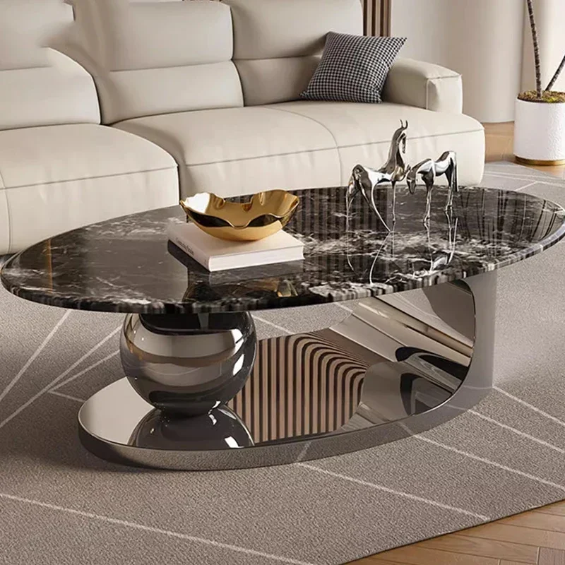 Эстетический стоячий приставной столик металлический механизм для гостиной