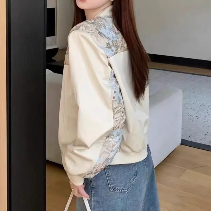 Весенне-осенние женские бейсбольные пальто-авиаторы короткие корейские отзывы