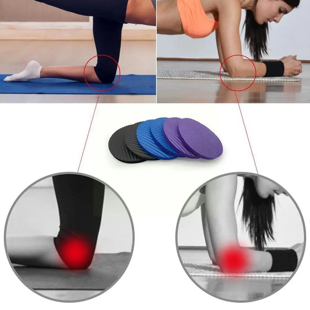 

1pc Portable Yoga Mats Round Knee Pad Small Yoga Mats Mat Cushion Plank Pad Slip Sprot Home Fitness Disc Protective Non L9s7